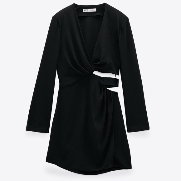 ZARA CUT OUT MINI DRESS - Picture 6 of 8